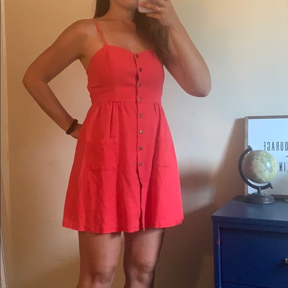 Urban Outfitters Coral Dress - Picture 1 of 2